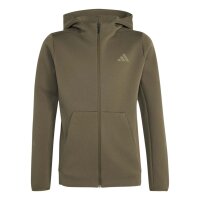 adidas Z.N.E. Full-Zip Kapuzenjacke Kinder - olistr/leggrn