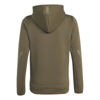 adidas Z.N.E. Full-Zip Kapuzenjacke Kinder - olistr/leggrn