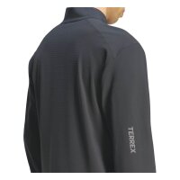 adidas Terrex Xperior Half Zip Langarmshirt Herren - carbon