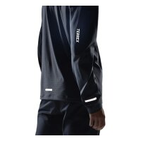 adidas Terrex Xperior Half Zip Langarmshirt Herren - carbon