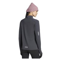 adidas Terrex Xperior Half Zip langarm Shirt Damen - carbon
