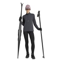 adidas Terrex Xperior Half Zip langarm Shirt Damen - carbon