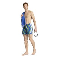 adidas Football-Inspired Graphic 5-Inch Badeshorts Herren - byello/white