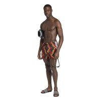 adidas Football-Inspired Graphic 5-Inch Badeshorts Herren - cogold/white