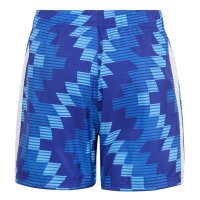 adidas Football-Inspired Graphic Badeshorts Kinder - lucblu/white