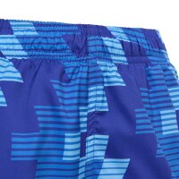 adidas Football-Inspired Graphic Badeshorts Kinder - lucblu/white