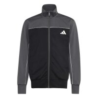 adidas Tricot Colourpop Trainingsanzug Kinder - grey six/black/white