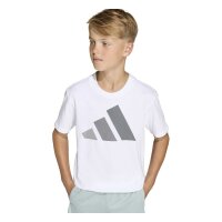 adidas Essentials T-Shirt Kinder - white/grethr/grefou/g