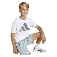 adidas Essentials T-Shirt Kinder - white/grethr/grefou/g
