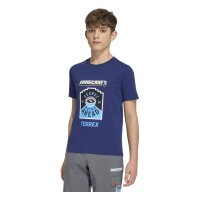 adidas Minecraft Terrex T-Shirt Kinder - dkblue