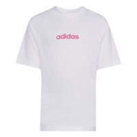 adidas Essentials T-Shirt Kinder - white/pnkfus