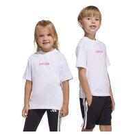 adidas Essentials T-Shirt Kinder - white/pnkfus