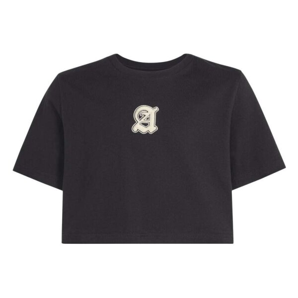 adidas Stadium Graphic Cropped T-Shirt Kinder - black
