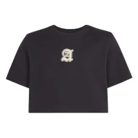 adidas Stadium Graphic Cropped T-Shirt Kinder - black