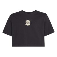 adidas Stadium Graphic Cropped T-Shirt Kinder - black