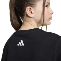 adidas Stadium Graphic Cropped T-Shirt Kinder - black