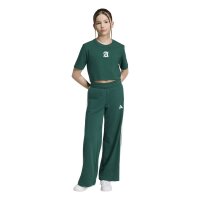 adidas Stadium Graphic Cropped T-Shirt Kinder - cgreen