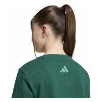 adidas Stadium Graphic Cropped T-Shirt Kinder - cgreen