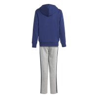 adidas Seasonal Essentials Tiberio 3 Stripes Fleece Trainingsanzug Kinder - dkblue/white/mgreyh