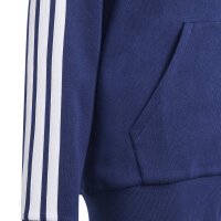 adidas Seasonal Essentials Tiberio 3 Stripes Fleece Trainingsanzug Kinder - dkblue/white/mgreyh