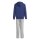 adidas Seasonal Essentials Tiberio 3 Stripes Fleece Trainingsanzug Kinder - dkblue/white/mgreyh