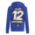 adidas Mercedes-AMG Petronas Formel 1 Team Kimi Antonelli Name & Number Hoodie Kinder - boblue