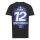 adidas Mercedes-AMG Petronas Formel 1 Team Kimi Antonelli Name & Number T-Shirt Kinder - black