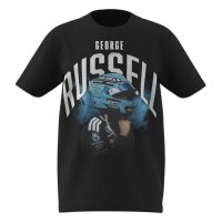 adidas Mercedes-AMG Petronas Formel 1 Team George Russell Graphic T-Shirt Kinder - black