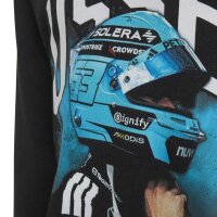 adidas Mercedes-AMG Petronas Formel 1 Team George Russell Graphic Sweatshirt Kinder - black