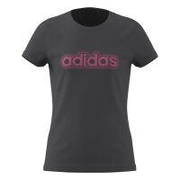 adidas Essentials T-Shirt Kinder - grey six/pnkfus