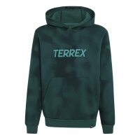adidas Terrex Multi Printed Logo Hoodie Kinder - cgreen
