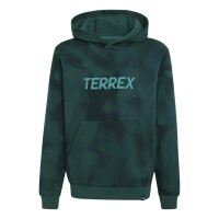 adidas Terrex Multi Printed Logo Hoodie Kinder - cgreen