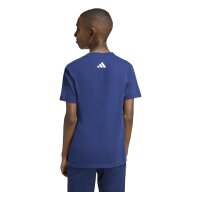 adidas Essentials T-Shirt Kinder - dkblue/white