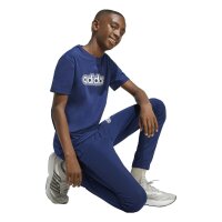 adidas Essentials T-Shirt Kinder - dkblue/white