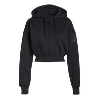 adidas Sl+ Fleece Full-Zip Hoodie Damen - black