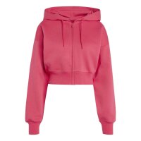 adidas Sl+ Fleece Full-Zip Hoodie Damen - powpnk