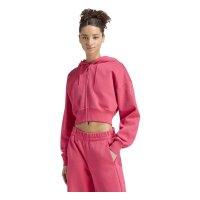 adidas Sl+ Fleece Full-Zip Hoodie Damen - powpnk