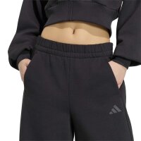 adidas Essentials Contemporary Logo Fleece Barrel lange Hose Damen - black