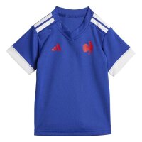adidas Frankreich Rugby Heim Trikotset Kinder - selubl