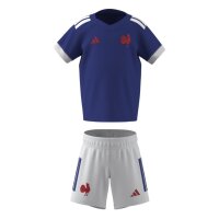 adidas Frankreich Rugby Heim Trikotset Kinder - selubl