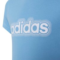 adidas Essentials T-Shirt Kinder - ltblue/white