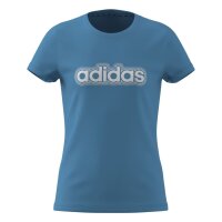 adidas Essentials T-Shirt Kinder - ltblue/white