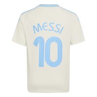 adidas Messi Training Trikot Kinder - owhite/iceblu