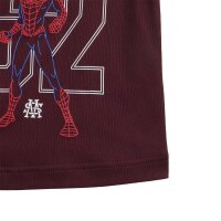 adidas Marvel Spider-Man T-Shirt Set Baby - maroon/black