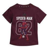 adidas Marvel Spider-Man T-Shirt Set Baby - maroon/black