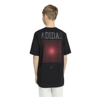 adidas Marvel Spider-Man Graphics T-Shirt Kinder - black/white