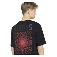 adidas Marvel Spider-Man Graphics T-Shirt Kinder - black/white