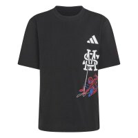 adidas Mrvl SM Tset Trainingshose Kinder - black/white