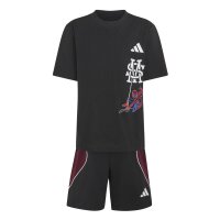 adidas Mrvl SM Tset Trainingshose Kinder - black/white