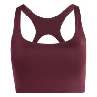 adidas Optimé Workout Support Sport BH Damen - maroon